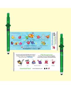 Banner Pens w/ QR Code Clip, Phone Stand and Stylus